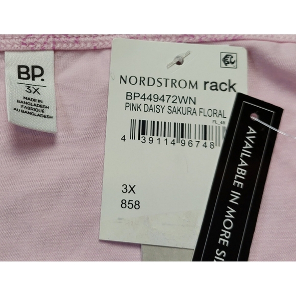 NWOT BP Top Size 3X Pink - Picture 6 of 6